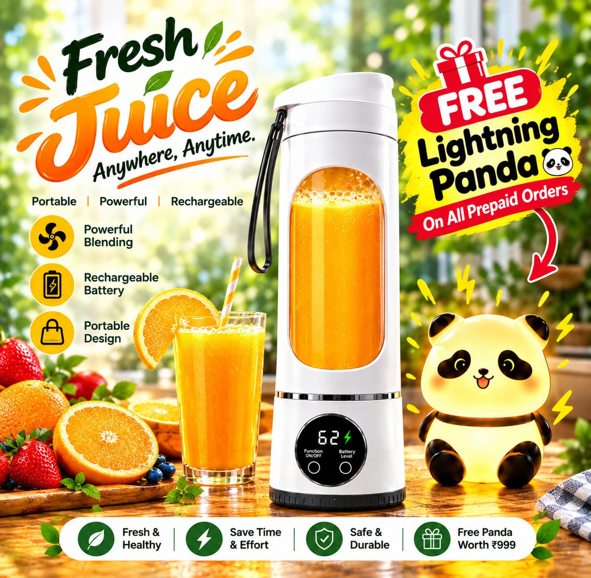 Portable Electric Juicer