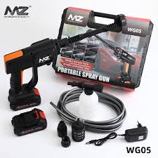 MZ Cordless High-Pressure Car Washer Gun – 48V Dual Battery Portable Spray Gun