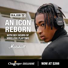 Major IV Wireless Bluetooth Headphones – 80+ Hours Playtime & Ergonomic Design