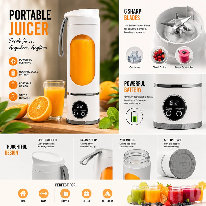 Portable Electric Juicer