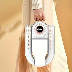 Electric shoe dryer with a timer and temperature control.
